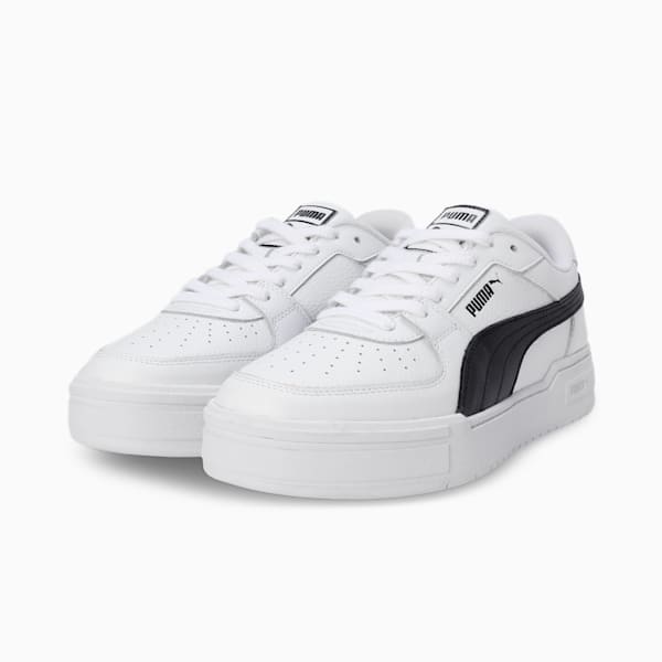 CA Pro Classic Leather Sneakers, Puma White-Puma Black, extralarge-IND