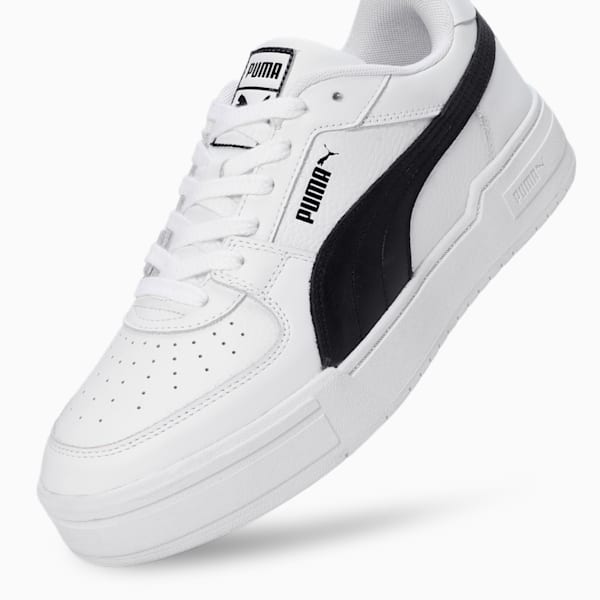 CA Pro Classic Leather Sneakers, Puma White-Puma Black, extralarge-IND