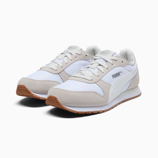 Tenis para mujer ST MILER, PUMA White-Feather Gray-PUMA Silver, extralarge