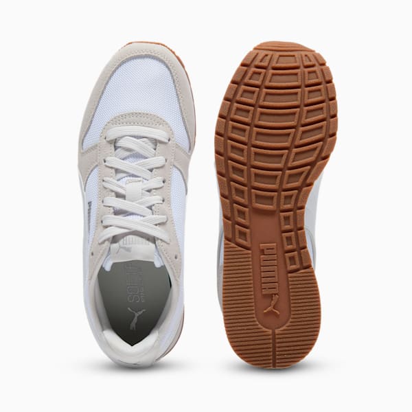 Tenis para mujer ST MILER, PUMA White-Feather Gray-PUMA Silver, extralarge