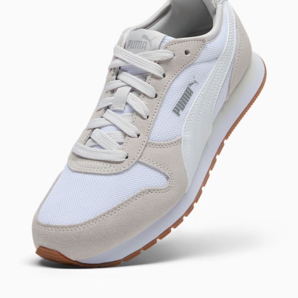 Tenis para mujer ST MILER, PUMA White-Feather Gray-PUMA Silver, extralarge