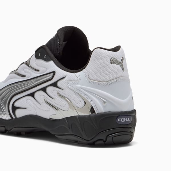 Inhale Smile Sneakers Unisex, Silver Mist-PUMA Black, extralarge