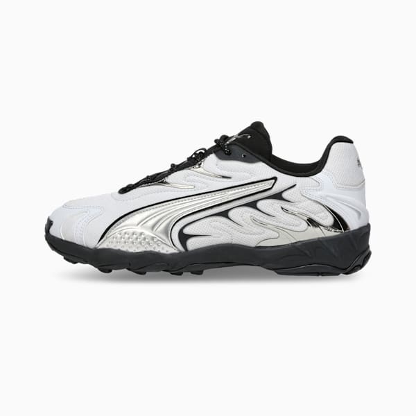 Inhale Smile Everyday Wear Sneakers, Silver Mist-PUMA Black, extralarge-IND