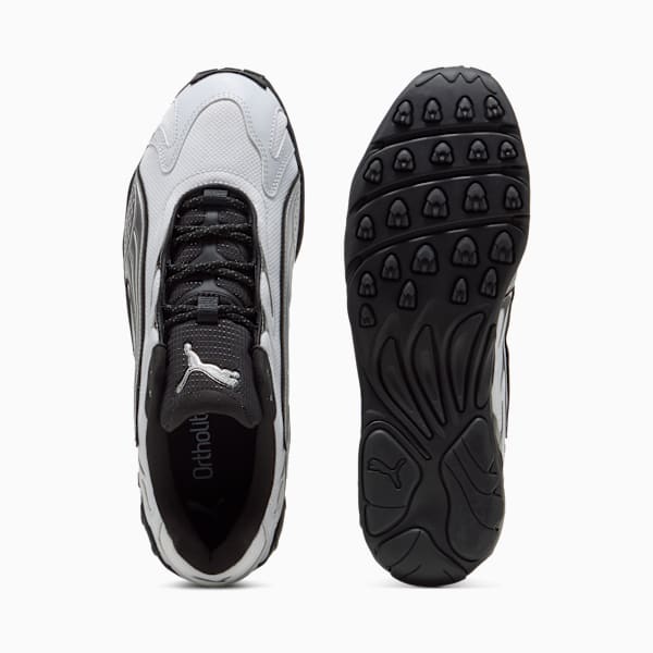Inhale Smile Sneakers Unisex, Silver Mist-PUMA Black, extralarge