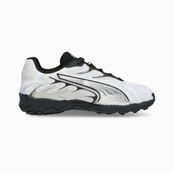 Inhale Smile Everyday Wear Sneakers, Silver Mist-PUMA Black, extralarge-IND