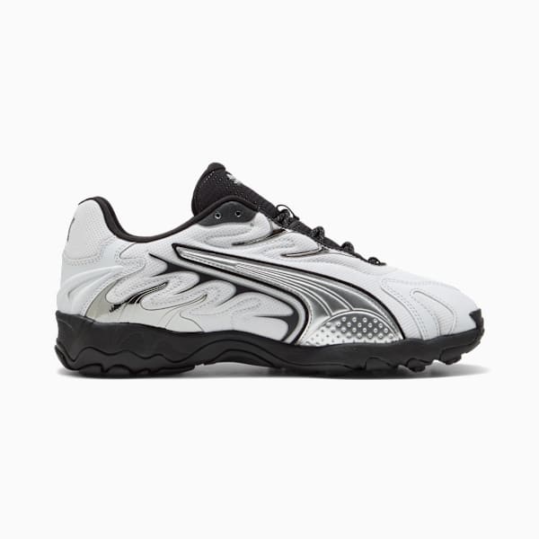 Inhale Smile Sneakers Unisex, Silver Mist-PUMA Black, extralarge