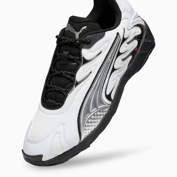Inhale Smile Everyday Wear Sneakers, Silver Mist-PUMA Black, extralarge-IND