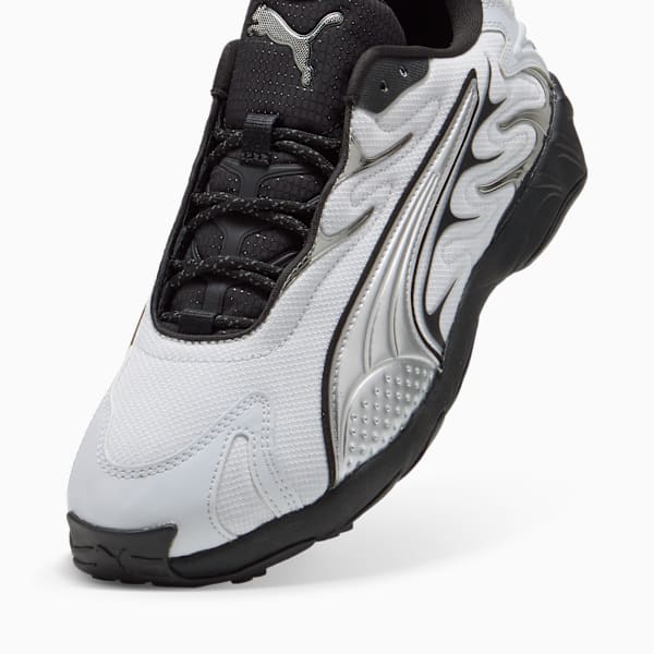 Inhale Smile Sneakers Unisex, Silver Mist-PUMA Black, extralarge