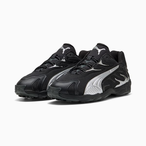 Inhale Smile Sneakers Unisex, PUMA Black-PUMA Silver, extralarge
