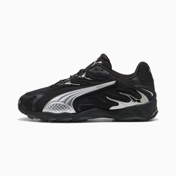 Inhale Smile Sneakers Unisex, PUMA Black-PUMA Silver, extralarge
