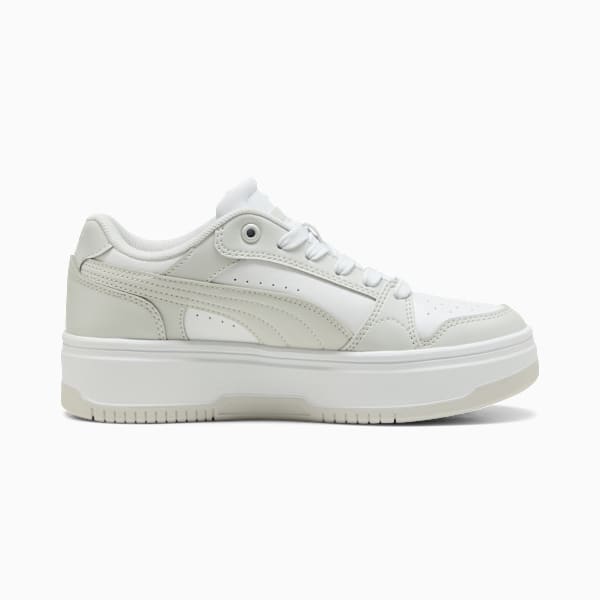 Rebound Femme Low Women, PUMA White-Feather Gray, extralarge