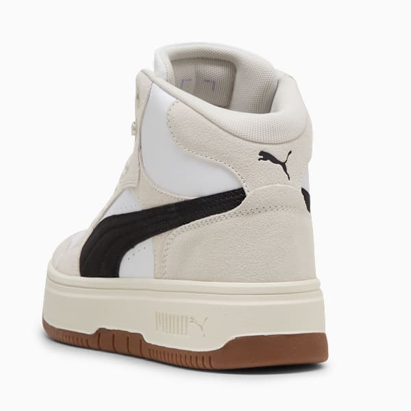 Rebound Femme Mid SD Women, PUMA White-PUMA Black-Frosted Ivory, extralarge