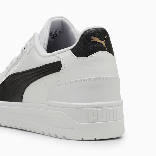 Shuffle Downtown Sneakers Unisex, PUMA White-PUMA Black-PUMA Gold, extralarge-GBR