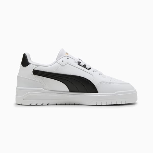 Shuffle Downtown Sneakers Unisex, PUMA White-PUMA Black-PUMA Gold, extralarge-GBR