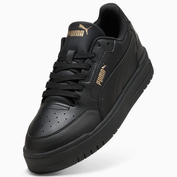 Shuffle Downtown Sneakers Unisex, PUMA Black-PUMA Black-PUMA Gold, extralarge-GBR