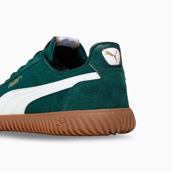 PUMA Club Kayzer Suede Sneakers, Green Terrain-PUMA White, extralarge-IND