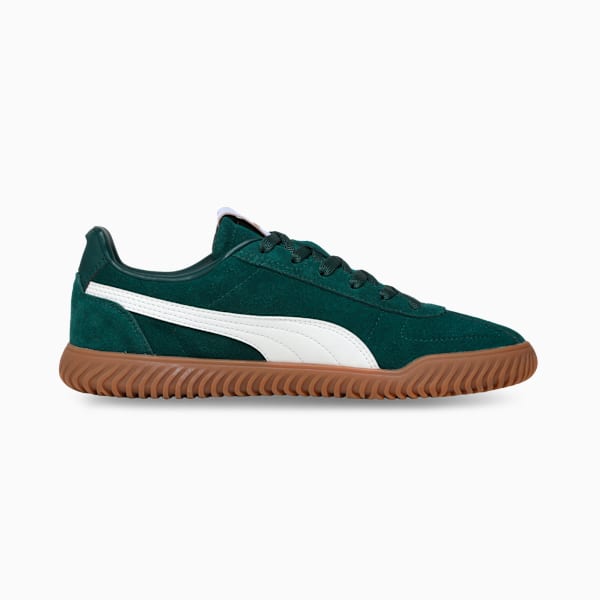 PUMA Club Kayzer Suede Sneakers, Green Terrain-PUMA White, extralarge-IND