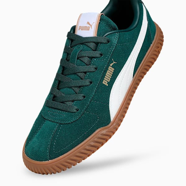 PUMA Club Kayzer Suede Sneakers, Green Terrain-PUMA White, extralarge-IND