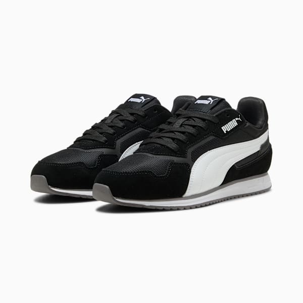 SOFTRIDE ST MILER Unisex, PUMA Black-PUMA White-Strong Gray, extralarge