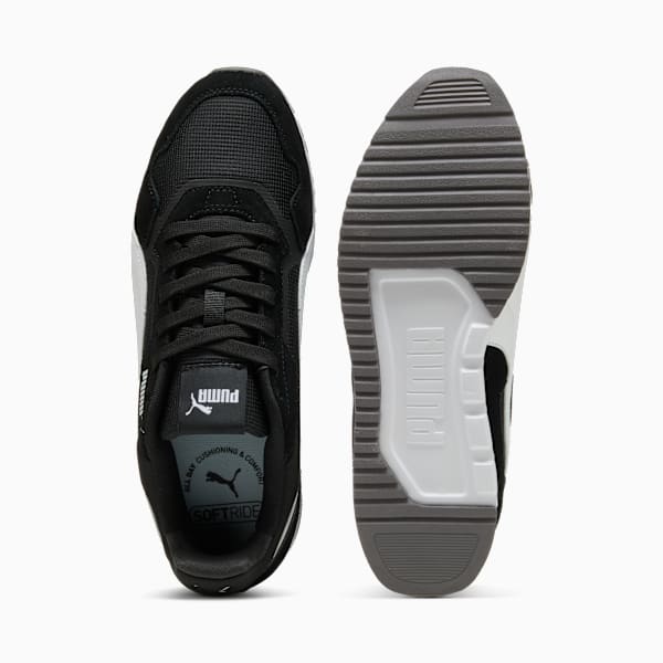 SOFTRIDE ST MILER Unisex, PUMA Black-PUMA White-Strong Gray, extralarge