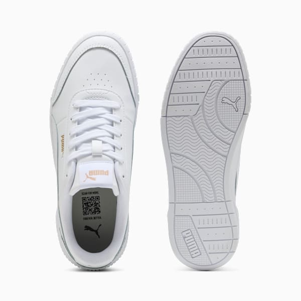 Carina Mia Sneakers Women, PUMA White-PUMA Gold, extralarge