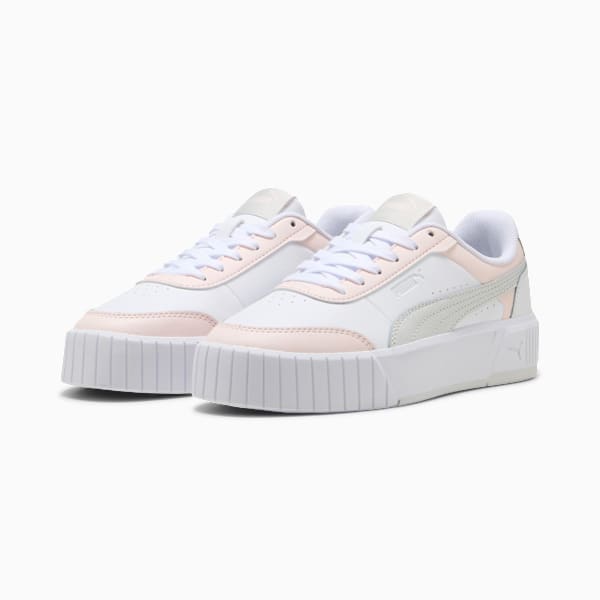 Carina Mia Sneakers Women, PUMA White-Feather Gray, extralarge