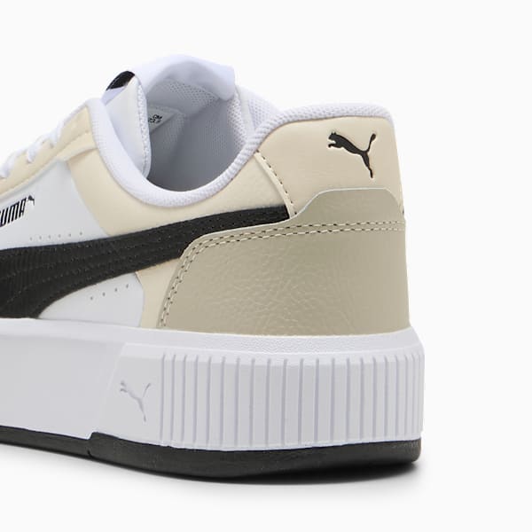 Carina Mia Sneakers Women, PUMA White-PUMA Black-Desert Dust, extralarge