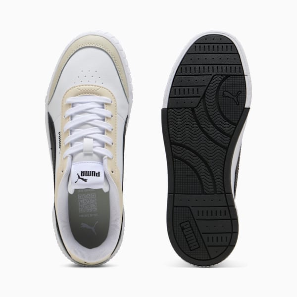 Carina Mia Sneakers Women, PUMA White-PUMA Black-Desert Dust, extralarge