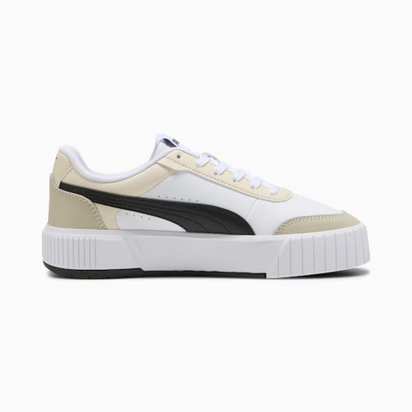 Carina Mia Sneakers Women, PUMA White-PUMA Black-Desert Dust, extralarge