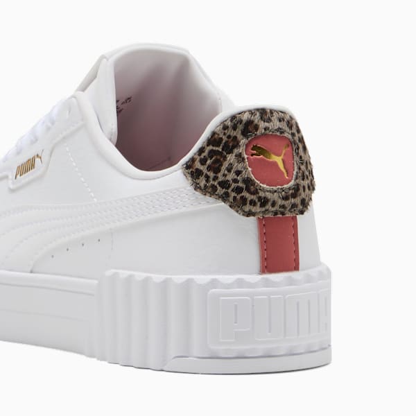 Carina 3.0 Animal Flair Sneakers Women, PUMA White-PUMA Gold, extralarge-GBR