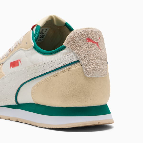 ST MILER Retro Run Unisex, Warm White-PUMA White-Canvas-Wild Green, extralarge