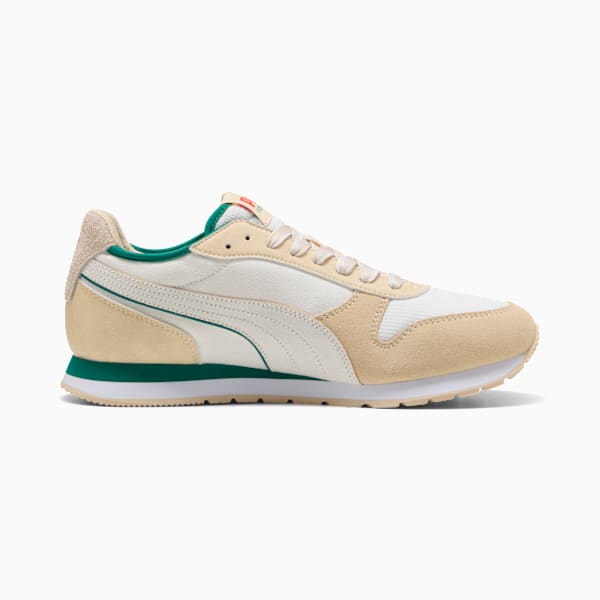 ST MILER Retro Run Unisex, Warm White-PUMA White-Canvas-Wild Green, extralarge