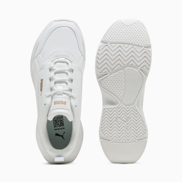 Cassia 2.0 Sneakers Women, PUMA White-PUMA White-PUMA Gold, extralarge-GBR