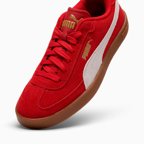 Tenis para mujer PUMA Club II Era, For All Time Red-PUMA White-PUMA Gold, extralarge