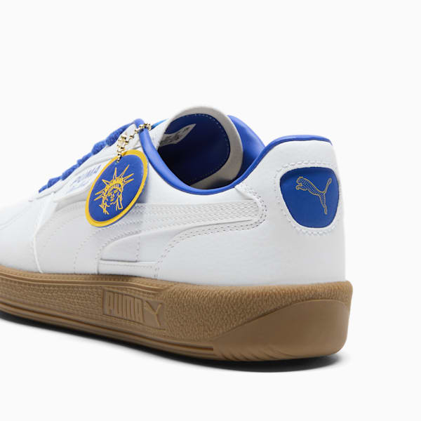 Tenis Palermo NYC Flagship, PUMA White-Vivid Blue-Sunny Yellow, extralarge