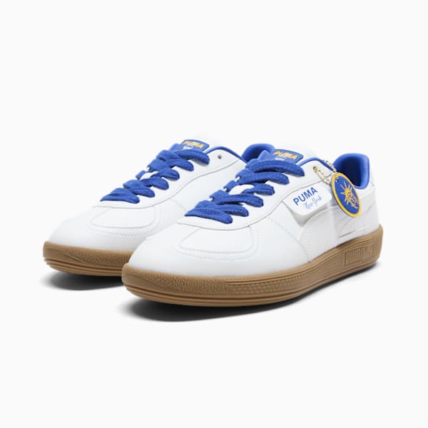 Tenis Palermo NYC Flagship, PUMA White-Vivid Blue-Sunny Yellow, extralarge