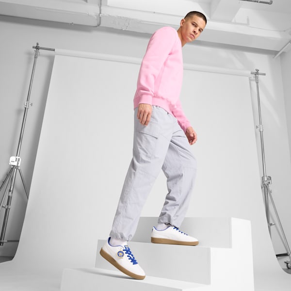 Tenis Palermo NYC Flagship, PUMA White-Vivid Blue-Sunny Yellow, extralarge