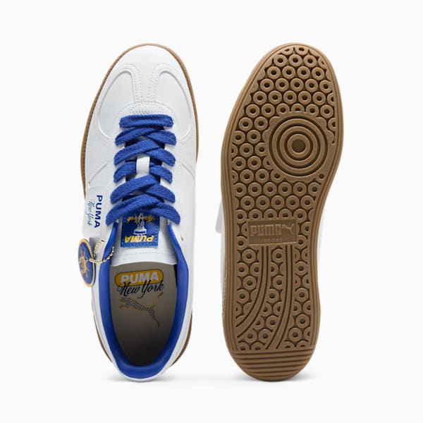 Tenis Palermo NYC Flagship, PUMA White-Vivid Blue-Sunny Yellow, extralarge
