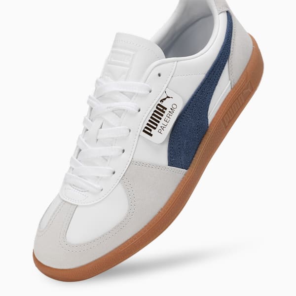 Palermo Sneakers, PUMA White-Blue Horizon-Gum, extralarge-IND