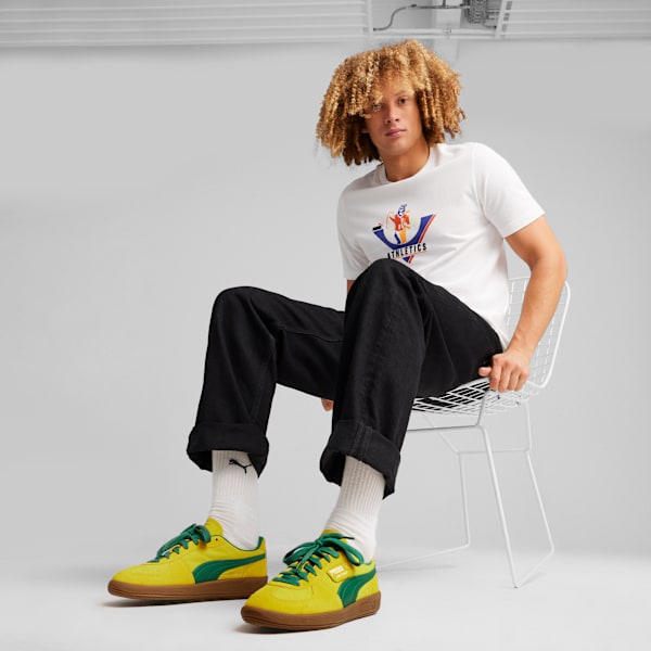 Palermo Classic Comfort Low Boot Sneakers, Pelé Yellow-Yellow Sizzle-Archive Green, extralarge-IND