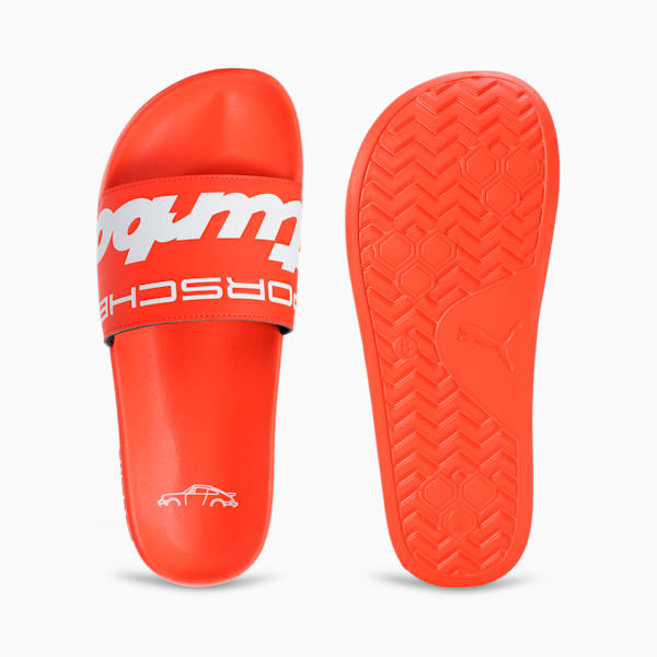 Porsche Legacy Leadcat 2.0 Motorsport Slides, Redmazing-PUMA White, extralarge-IND