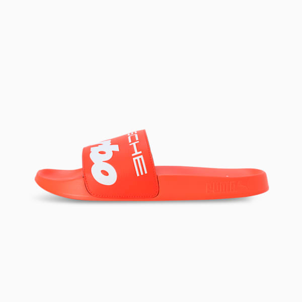 Porsche Legacy Leadcat 2.0 Motorsport Slides, Redmazing-PUMA White, extralarge-IND
