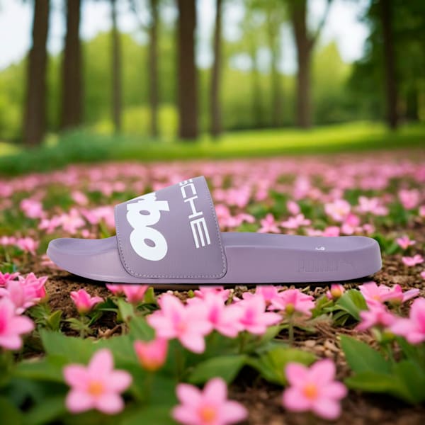 Porsche Legacy Leadcat 2.0 Motorsport Slides, Pale Plum-PUMA White, extralarge-IND