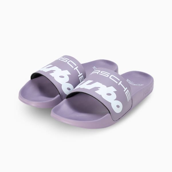 Porsche Legacy Leadcat 2.0 Motorsport Slides, Pale Plum-PUMA White, extralarge-IND