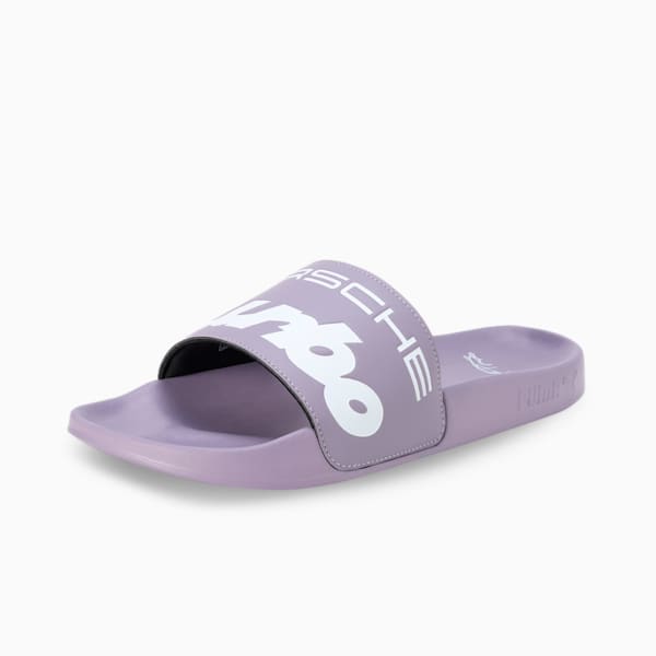 Porsche Legacy Leadcat 2.0 Motorsport Slides, Pale Plum-PUMA White, extralarge-IND