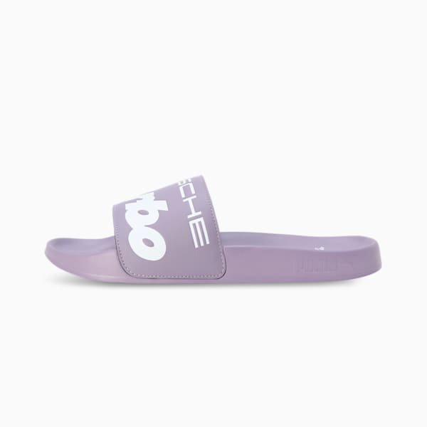 Porsche Legacy Leadcat 2.0 Motorsport Slides, Pale Plum-PUMA White, extralarge-IND