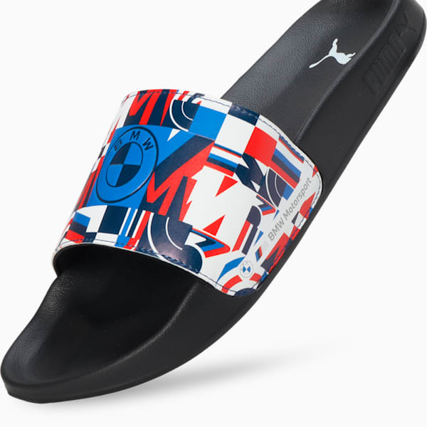 BMW Motorsport Leadcat 2.0 Slides, Strong Blue-Puma White-Puma Black, extralarge-IND