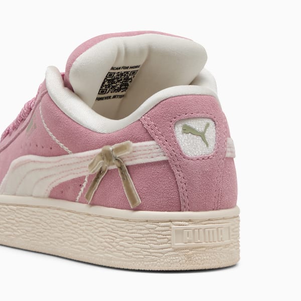 Suede XL Bowtique Youth, Poised Pink-Frosted Ivory, extralarge