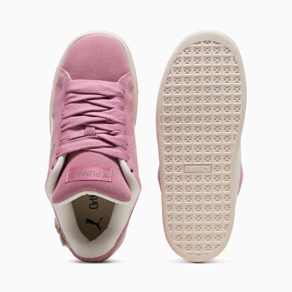 Suede XL Bowtique Youth, Poised Pink-Frosted Ivory, extralarge