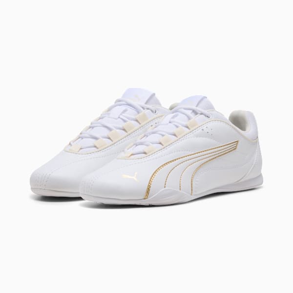 Catch Soleil Sneakers Women, PUMA White-PUMA Gold, extralarge